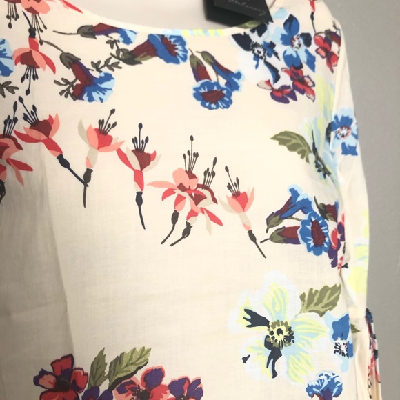 Floral Cream Yellow Bell Sleeve Top - Picture 5 of 9